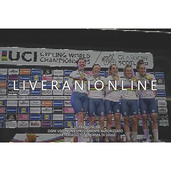 05-08-2023 World Championships Elite Women Track; Giornata 03; 2023, Great Britain; Barker, Elinor; Barker, Megan; Knight, Josie; Morris, Anna; Glasgow - Sir Chris Hoy Velodrome; FOTO STEFANO SIROTTI-AG ALDO LIVERANI SAS