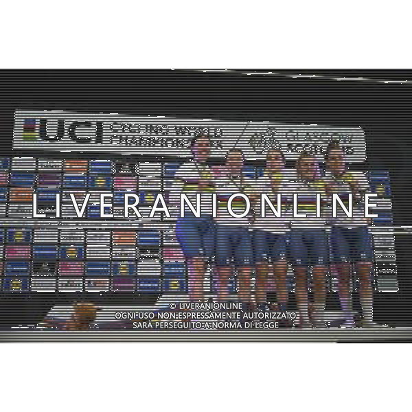 05-08-2023 World Championships Elite Women Track; Giornata 03; 2023, Great Britain; Barker, Elinor; Barker, Megan; Knight, Josie; Morris, Anna; Glasgow - Sir Chris Hoy Velodrome; FOTO STEFANO SIROTTI-AG ALDO LIVERANI SAS