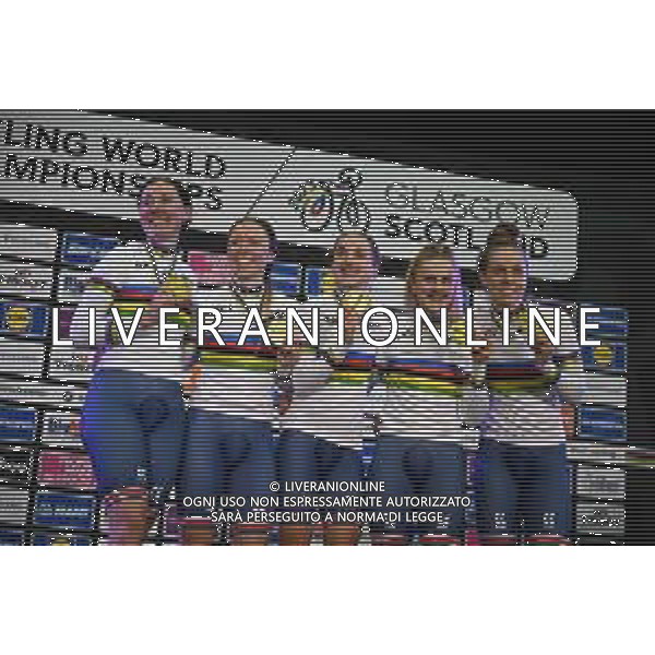 05-08-2023 World Championships Elite Women Track; Giornata 03; 2023, Great Britain; Barker, Elinor; Barker, Megan; Knight, Josie; Morris, Anna; Glasgow - Sir Chris Hoy Velodrome; FOTO STEFANO SIROTTI-AG ALDO LIVERANI SAS