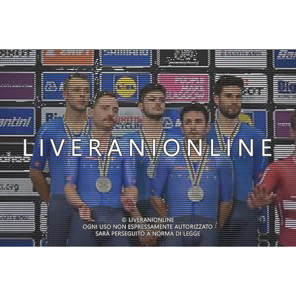 05-08-2023 World Championships Elite Track; Giornata 03; 2023, Italia; Ganna, Filippo; Lamon, Francesco; Milan, Jonathan; Moro, Manilo; Consonni, Simone; Glasgow - Sir Chris Hoy Velodrome; FOTO STEFANO SIROTTI-AG ALDO LIVERANI SAS