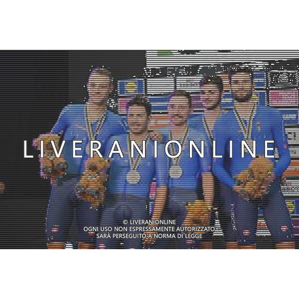 05-08-2023 World Championships Elite Track; Giornata 03; 2023, Italia; Ganna, Filippo; Lamon, Francesco; Milan, Jonathan; Moro, Manilo; Consonni, Simone; Glasgow - Sir Chris Hoy Velodrome; FOTO STEFANO SIROTTI-AG ALDO LIVERANI SAS