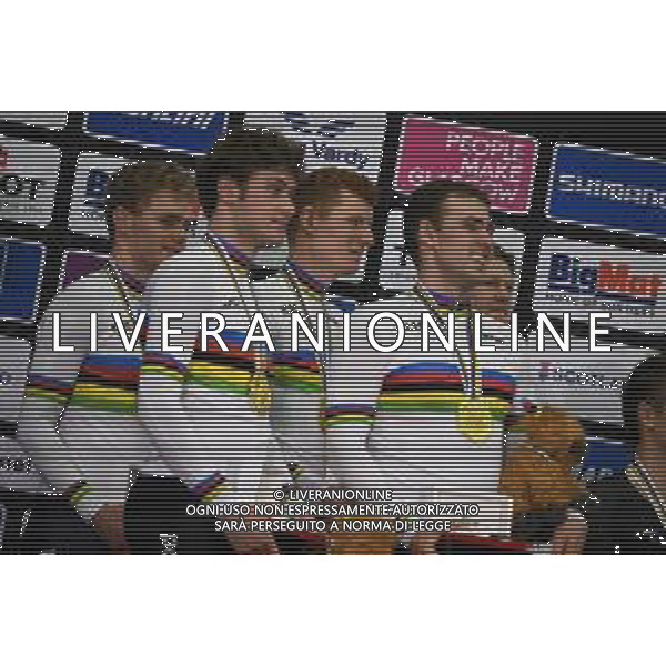 05-08-2023 World Championships Elite Track; Giornata 03; 2023, Danimarca; Gate, Aaron; Stewart, Campbell; Sexton, Thomas; Kergozou De La Boessiere, Nicolas; Glasgow - Sir Chris Hoy Velodrome; FOTO STEFANO SIROTTI-AG ALDO LIVERANI SAS