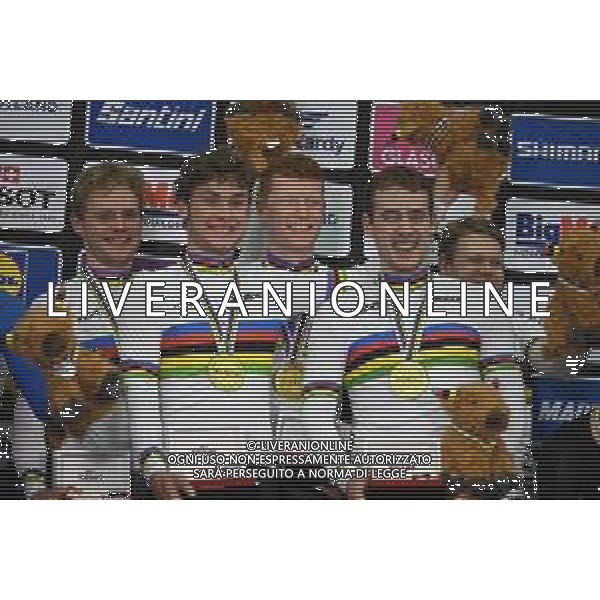 05-08-2023 World Championships Elite Track; Giornata 03; 2023, Danimarca; Gate, Aaron; Stewart, Campbell; Sexton, Thomas; Kergozou De La Boessiere, Nicolas; Glasgow - Sir Chris Hoy Velodrome; FOTO STEFANO SIROTTI-AG ALDO LIVERANI SAS