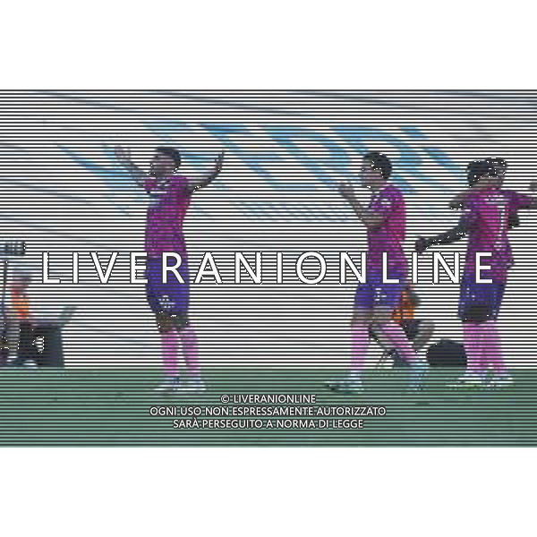TVRG Reggiana vs Pescara nella foto Manolo Portanova (Reggiana) esulta dopo il gol del 2 a 2 Fiorenzuola d\'Arda (PC) 06-08-2023 Velodromo Attilio Pavesi Coppa Italia Frecciarossa - turno preliminare foto Roberto Garavaglia/ag. Aldo Liverani sas