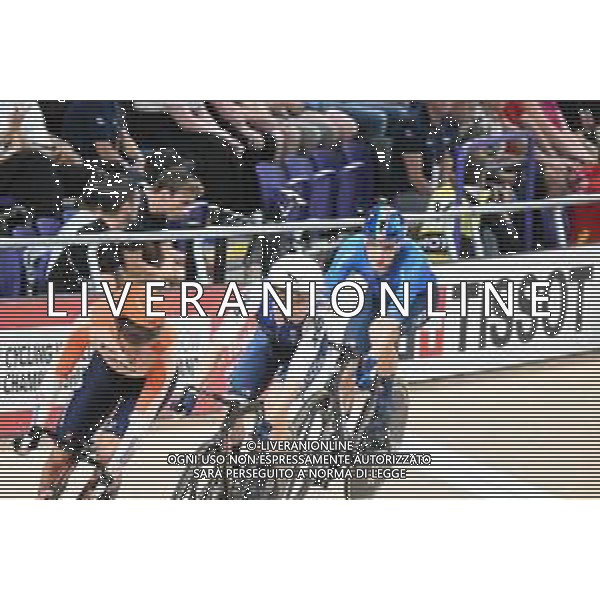 06-08-2023 World Championships Elite Track; Giornata 04; 2023, Olanda; 2023, Cofidis; 2023, Ineos Grenadiers; Hoppezak, Vincent; Thomas, Benjamin; Viviani, Elia; Glasgow - Sir Chris Hoy Velodrom; foto stefano sirotti-ag aldo liverani sas