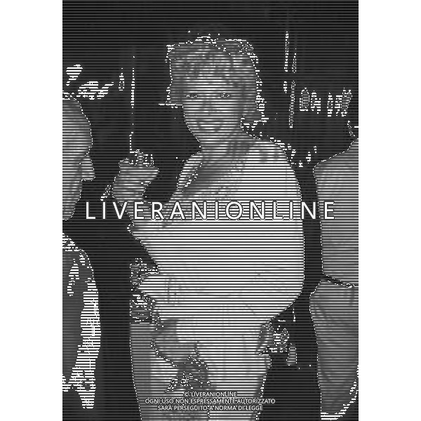 SANDRA MILO, attrice e conduttrice televisiva italiana - RETROSPETTIVA nella foto a Taormina nel 1981 ©ARCHIVIO / AGENZIA ALDO LIVERANI SAS