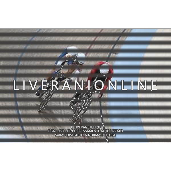 07-08-2023 World Championships Elite Track; Giornata 05; 2023, Soudal - Quickstep; 2023, Svizzera; Vernon, Ethan; Bibic, Dylan; Glasgow - Sir Chris Hoy Velodrome; ©SIROTTI/AGENZIA ALDO LIVERANI SAS