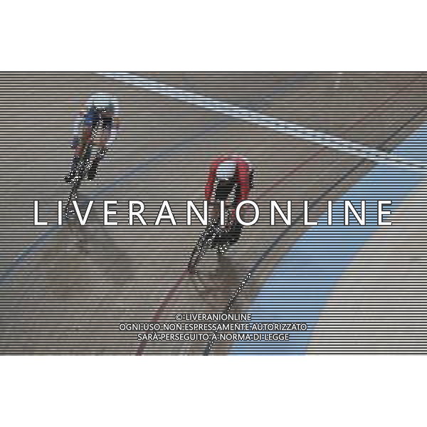 07-08-2023 World Championships Elite Track; Giornata 05; 2023, Soudal - Quickstep; 2023, Svizzera; Vernon, Ethan; Bibic, Dylan; Glasgow - Sir Chris Hoy Velodrome; ©SIROTTI/AGENZIA ALDO LIVERANI SAS