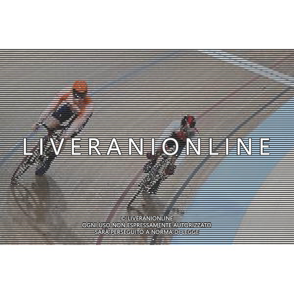 07-08-2023 World Championships Elite Track; Giornata 05; 2023, Olanda; 2023, Trinidad E Tobago; Lavreysen, Harrie; Paul, Nicholas; Glasgow - Sir Chris Hoy Velodrome; ©SIROTTI/AGENZIA ALDO LIVERANI SAS