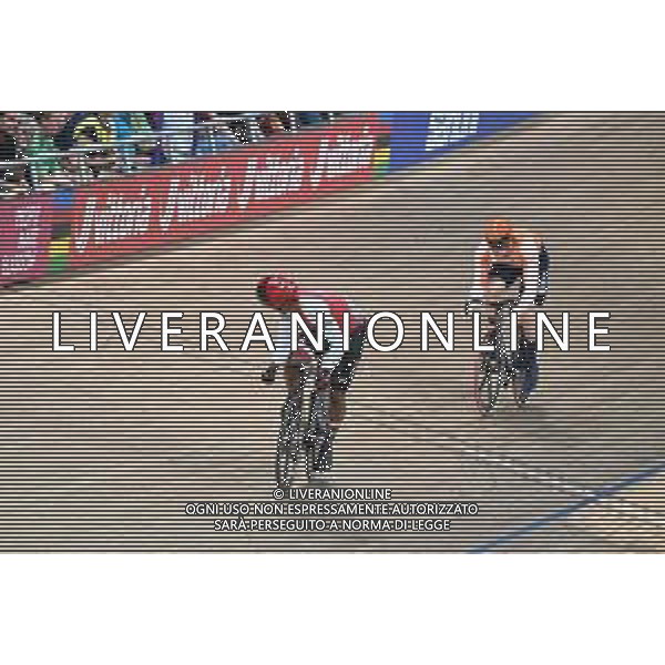 07-08-2023 World Championships Elite Track; Giornata 05; 2023, Olanda; 2023, Trinidad E Tobago; Lavreysen, Harrie; Paul, Nicholas; Glasgow - Sir Chris Hoy Velodrome; ©SIROTTI/AGENZIA ALDO LIVERANI SAS