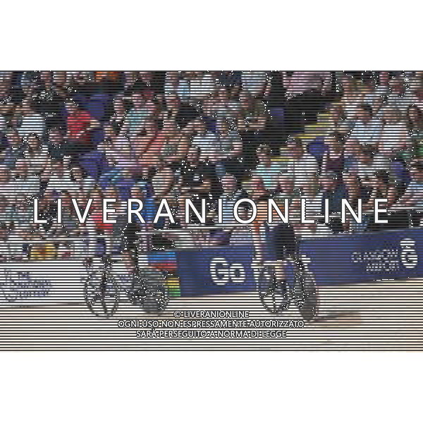 07-08-2023 World Championships Elite Track; Giornata 05; 2023, Olanda; 2023, Trinidad E Tobago; Lavreysen, Harrie; Paul, Nicholas; Glasgow - Sir Chris Hoy Velodrome; ©SIROTTI/AGENZIA ALDO LIVERANI SAS