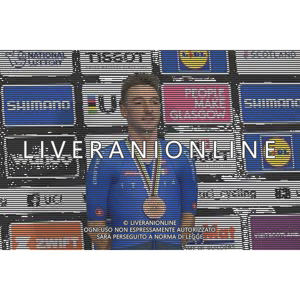 07-08-2023 World Championships Elite Track; Giornata 05; 2023, Ineos Grenadiers; Viviani, Elia; Glasgow - Sir Chris Hoy Velodrome; ©SIROTTI/AGENZIA ALDO LIVERANI SAS
