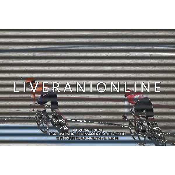 07-08-2023 World Championships Elite Track; Giornata 05; 2023, Olanda; 2023, Trinidad E Tobago; Lavreysen, Harrie; Paul, Nicholas; Glasgow - Sir Chris Hoy Velodrome; ©SIROTTI/AGENZIA ALDO LIVERANI SAS