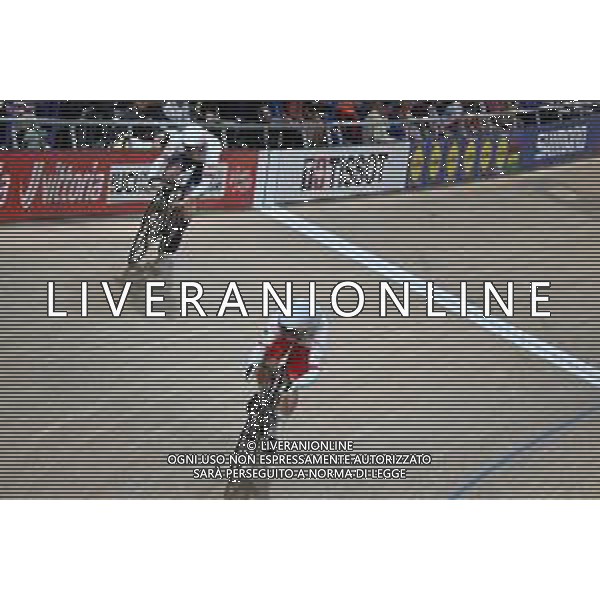 07-08-2023 World Championships Elite Track; Giornata 05; 2023, Great Britain; 2023, Polonia; Carlin, Jack; Rudyk, Mateusz; Glasgow - Sir Chris Hoy Velodrome; ©SIROTTI/AGENZIA ALDO LIVERANI SAS