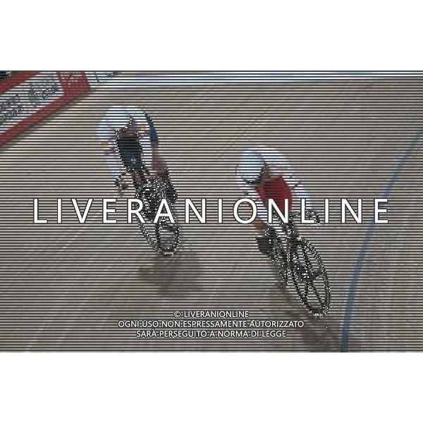 07-08-2023 World Championships Elite Track; Giornata 05; 2023, Great Britain; 2023, Polonia; Carlin, Jack; Rudyk, Mateusz; Glasgow - Sir Chris Hoy Velodrome; ©SIROTTI/AGENZIA ALDO LIVERANI SAS