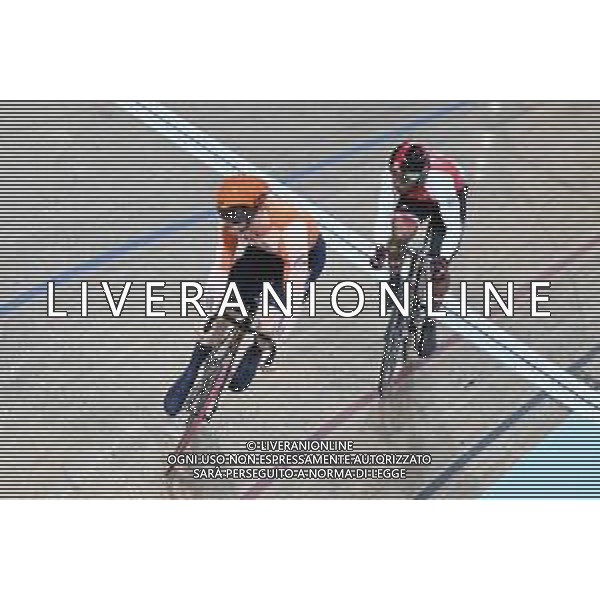 07-08-2023 World Championships Elite Track; Giornata 05; 2023, Olanda; 2023, Trinidad E Tobago; Lavreysen, Harrie; Paul, Nicholas; Glasgow - Sir Chris Hoy Velodrome; ©SIROTTI/AGENZIA ALDO LIVERANI SAS