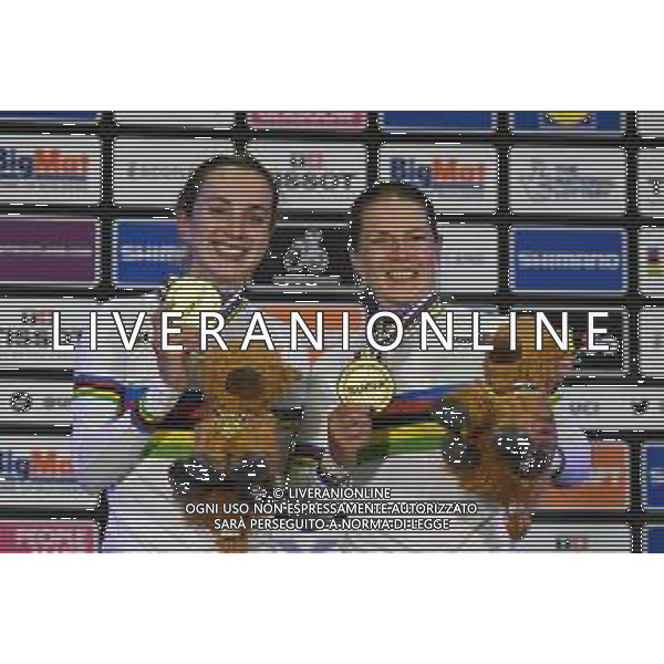 07-08-2023 World Championships Elite Women Track; Giornata 05; 2023, Great Britain; Evans, Neah; Barker, Elinor; Glasgow - Sir Chris Hoy Velodrome; ©SIROTTI/AGENZIA ALDO LIVERANI SAS