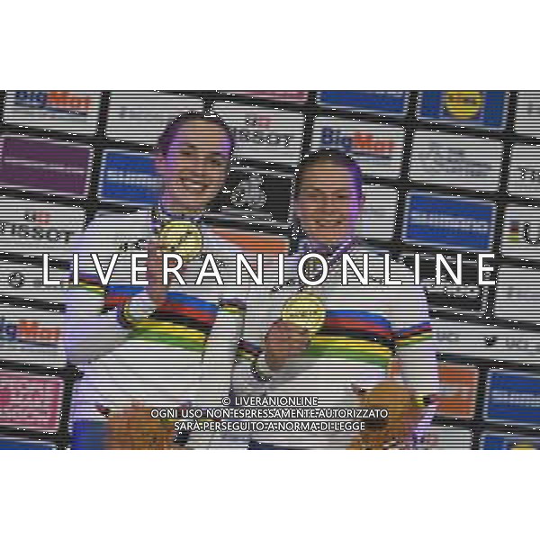 07-08-2023 World Championships Elite Women Track; Giornata 05; 2023, Great Britain; Evans, Neah; Barker, Elinor; Glasgow - Sir Chris Hoy Velodrome; ©SIROTTI/AGENZIA ALDO LIVERANI SAS