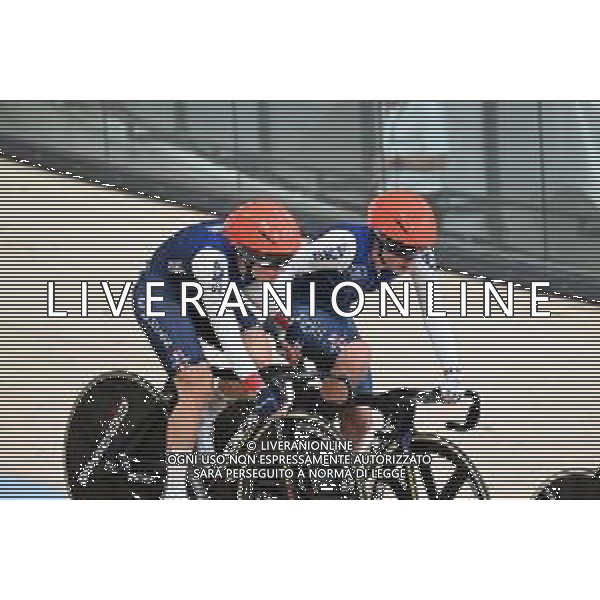 07-08-2023 World Championships Elite Women Track; Giornata 05; 2023, France; Berteau, Victoire; Copponi, Clara; Glasgow - Sir Chris Hoy Velodrome; ©SIROTTI/AGENZIA ALDO LIVERANI SAS
