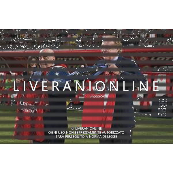 Adriano Galliani amministratore delegato Monza e Paolo Scaroni presidente Milan Monza vs Milan Monza 08-08-2023 U-Power Stadium amichevole precampionato foto Roberto Garavaglia/ag. Aldo Liverani sas