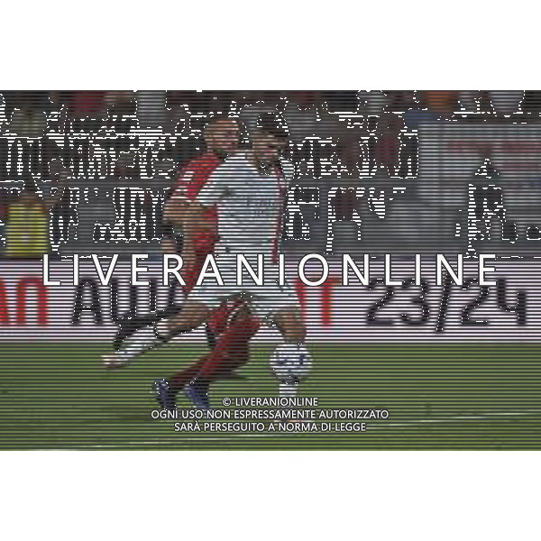 Christian Mate Pulisic (Milan) segna il gol dell\'1 a 0 Monza vs Milan Monza 08-08-2023 U-Power Stadium amichevole precampionato foto Roberto Garavaglia/ag. Aldo Liverani sas