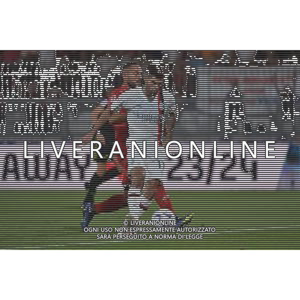 Christian Mate Pulisic (Milan) segna il gol dell\'1 a 0 Monza vs Milan Monza 08-08-2023 U-Power Stadium amichevole precampionato foto Roberto Garavaglia/ag. Aldo Liverani sas