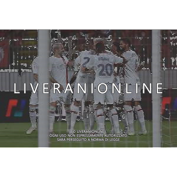 esultanza Milan dopo il gol dell\'1 a 0 Monza vs Milan Monza 08-08-2023 U-Power Stadium amichevole precampionato foto Roberto Garavaglia/ag. Aldo Liverani sas