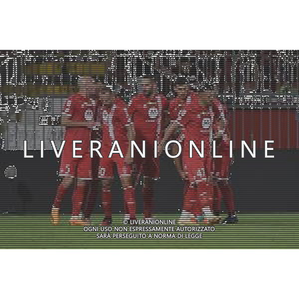 esultanza Monza dopo il gol dell\'1 a 1 Monza vs Milan Monza 08-08-2023 U-Power Stadium amichevole precampionato foto Roberto Garavaglia/ag. Aldo Liverani sas