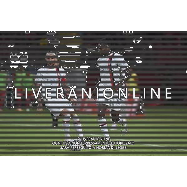 Theo Hernandez (Milan) e Rafael Leao (Milan) Monza vs Milan Monza 08-08-2023 U-Power Stadium amichevole precampionato foto Roberto Garavaglia/ag. Aldo Liverani sas