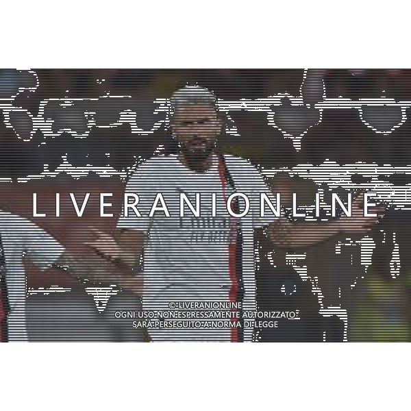 Olivier Giroud (Milan) Monza vs Milan Monza 08-08-2023 U-Power Stadium amichevole precampionato foto Roberto Garavaglia/ag. Aldo Liverani sas