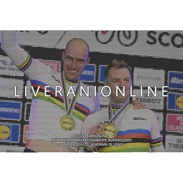 08-08-2023 World Championships Elite Track; Giornata 06; 2023, Olanda; Van Schip, Jan-willem; Havik, Yoeri; Glasgow - Sir Chris Hoy Velodrome; ©SIROTTI/AGENZIA ALDO LIVERANI SAS