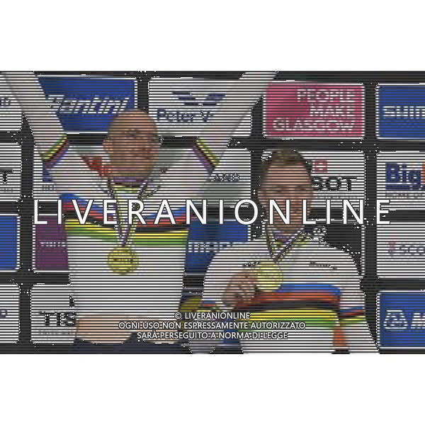 08-08-2023 World Championships Elite Track; Giornata 06; 2023, Olanda; Van Schip, Jan-willem; Havik, Yoeri; Glasgow - Sir Chris Hoy Velodrome; ©SIROTTI/AGENZIA ALDO LIVERANI SAS