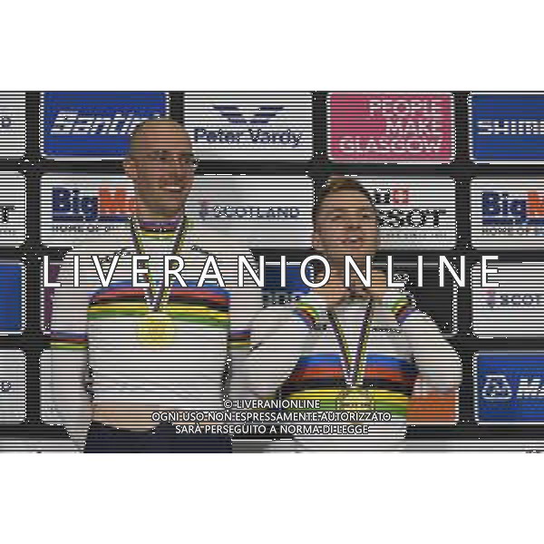 08-08-2023 World Championships Elite Track; Giornata 06; 2023, Olanda; Van Schip, Jan-willem; Havik, Yoeri; Glasgow - Sir Chris Hoy Velodrome; ©SIROTTI/AGENZIA ALDO LIVERANI SAS