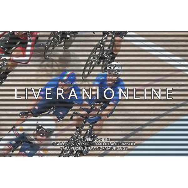 08-08-2023 World Championships Elite Track; Giornata 06; 2023, Italia; Viviani, Elia; Scartezzini, Michele; Glasgow - Sir Chris Hoy Velodrome; ©SIROTTI/AGENZIA ALDO LIVERANI SAS