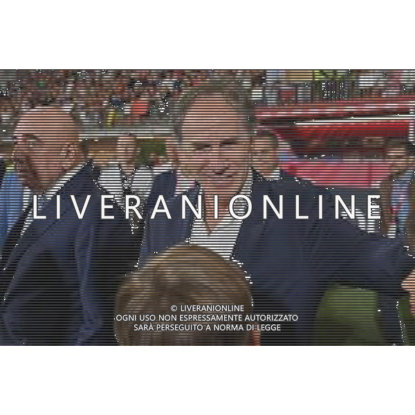 Franco Baresi vicepresidente onorario Milan e sulla SX Adriano Galliani amministratore delegato Monza Monza vs Milan Monza 08-08-2023 U-Power Stadium amichevole precampionato foto Roberto Garavaglia/ag. Aldo Liverani sas