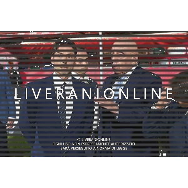 Piersilvio Berlusconi SX e Adriano Galliani DX Monza vs Milan Monza 08-08-2023 U-Power Stadium amichevole precampionato foto Roberto Garavaglia/ag. Aldo Liverani sas