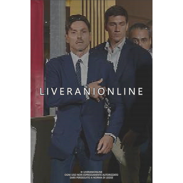 Piersilvio Berlusconi e dietro Luigi Berluscoini Monza vs Milan Monza 08-08-2023 U-Power Stadium amichevole precampionato foto Roberto Garavaglia/ag. Aldo Liverani sas