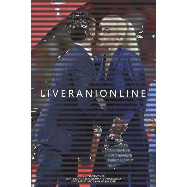 Piersilvio Berlusconi e Marta Fascina Monza vs Milan Monza 08-08-2023 U-Power Stadium amichevole precampionato foto Roberto Garavaglia/ag. Aldo Liverani sas