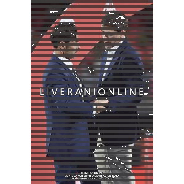 Piersilvio Berlusconi SX con il fratello Luigi Berlusconi DX Monza vs Milan Monza 08-08-2023 U-Power Stadium amichevole precampionato foto Roberto Garavaglia/ag. Aldo Liverani sas