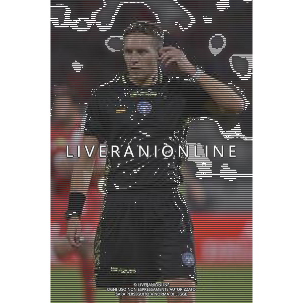 l\'arbitro Matteo Marcenaro di Genova Monza vs Milan Monza 08-08-2023 U-Power Stadium amichevole precampionato foto Roberto Garavaglia/ag. Aldo Liverani sas