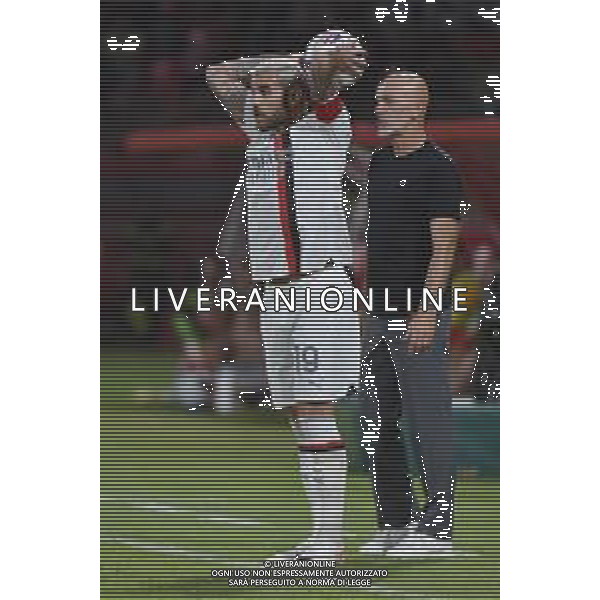 Theo Hernandez (Milan) Monza vs Milan Monza 08-08-2023 U-Power Stadium amichevole precampionato foto Roberto Garavaglia/ag. Aldo Liverani sas