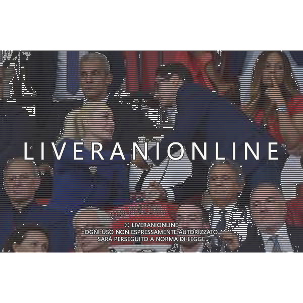 Marta Fascina e Piersilvio Berlusconi Monza vs Milan Monza 08-08-2023 U-Power Stadium amichevole precampionato foto Roberto Garavaglia/ag. Aldo Liverani sas