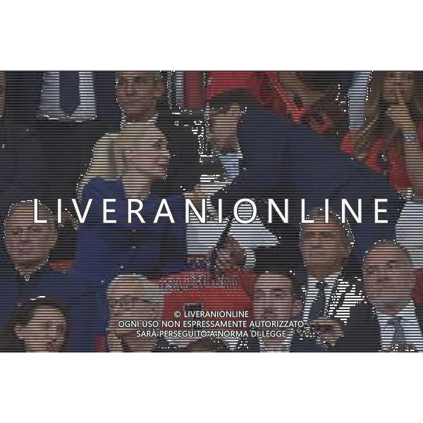 Marta Fascina e Piersilvio Berlusconi Monza vs Milan Monza 08-08-2023 U-Power Stadium amichevole precampionato foto Roberto Garavaglia/ag. Aldo Liverani sas