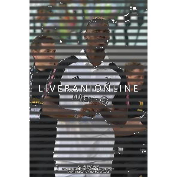 TVMV-Torino 09.08.2023 Allianz Stadium © Manuela Viganti/Agenzia Aldo Liverani Allenamento Juventus Centenario Famiglia Agnelli Nella foto: paul pogba ©Viganti/AGENZIA ALDO LIVERANI SAS