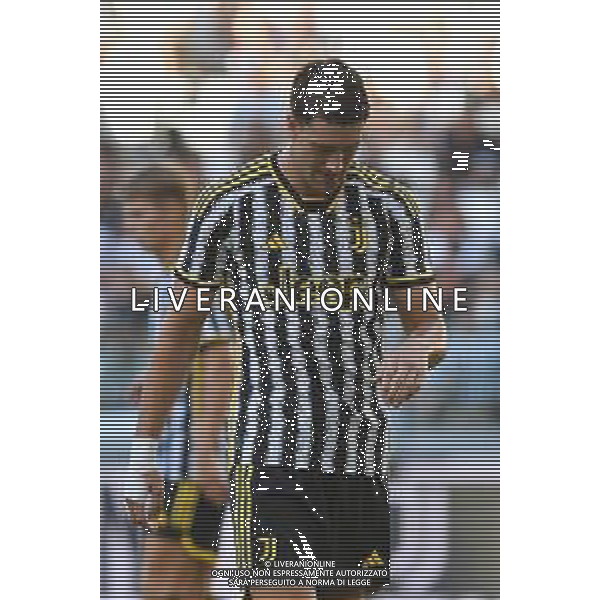 TVMV-Torino 09.08.2023 Allianz Stadium © Manuela Viganti/Agenzia Aldo Liverani Allenamento Juventus Centenario Famiglia Agnelli Nella foto: dusan vlahovic ©Viganti/AGENZIA ALDO LIVERANI SAS