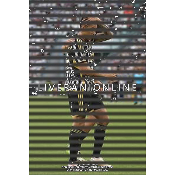 TVMV-Torino 09.08.2023 Allianz Stadium © Manuela Viganti/Agenzia Aldo Liverani Allenamento Juventus Centenario Famiglia Agnelli Nella foto: esultanza kaio jorge dopo il gol ©Viganti/AGENZIA ALDO LIVERANI SAS