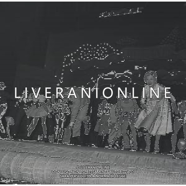 NEG-RETROSPETTIVA RENATO RASCEL ATTORE NELLA FOTO RENATO RASCEL NELL\'ANNO 1950 A ROMA NELLO SPETTACOLO ALVARO PIUTTOSTO CORSARO AG ALDO LIVERANI SAS 