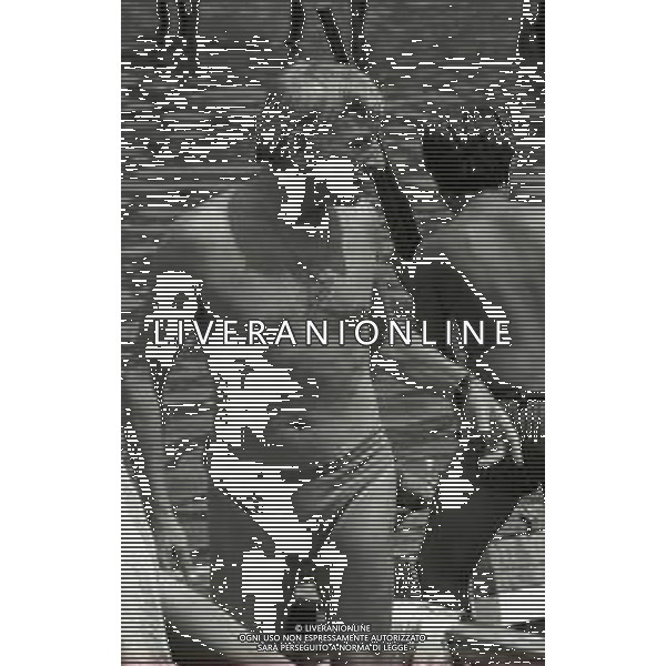 NEG-RETROSPETTIVA RENATO RASCEL ATTORE NELLA FOTO RENATO RASCEL NELL\'ANNO 1969 A TAORMINA AG ALDO LIVERANI SAS 