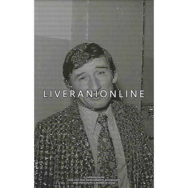 NEG-RETROSPETTIVA RENATO RASCEL ATTORE NELLA FOTO RENATO RASCEL NELL\'ANNO 1970 A SANREMO CON LA MOGLIE HUGUETTE CARTIER AG ALDO LIVERANI SAS 