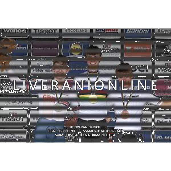 11-08-2023 World Championships Junior Man Cronometro; 2023, Australia; 2023, Great Britain; 2023, Germany; Chamberlain, Oscar; Wiggins, Ben; Leidert, Louis; Stirling - Scotland; ©SIROTTI/AGENZIA ALDO LIVERANI SAS